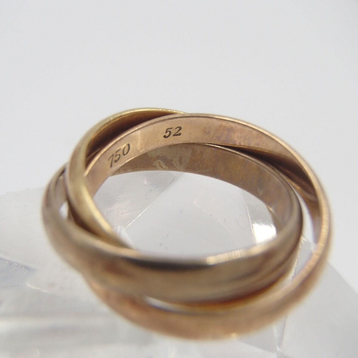 Cartier カルティエ トリニティ 3連 リング  K18 750 約8.5g  指輪 アクセサリー 