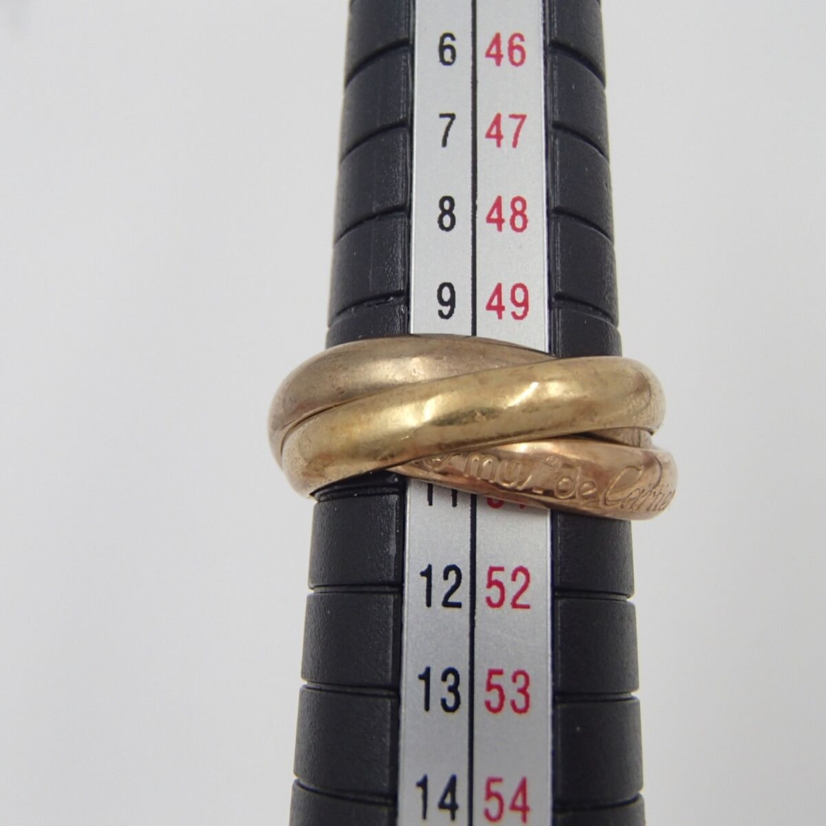 Cartier カルティエ トリニティ 3連 リング  K18 750 約8.5g  指輪 アクセサリー 