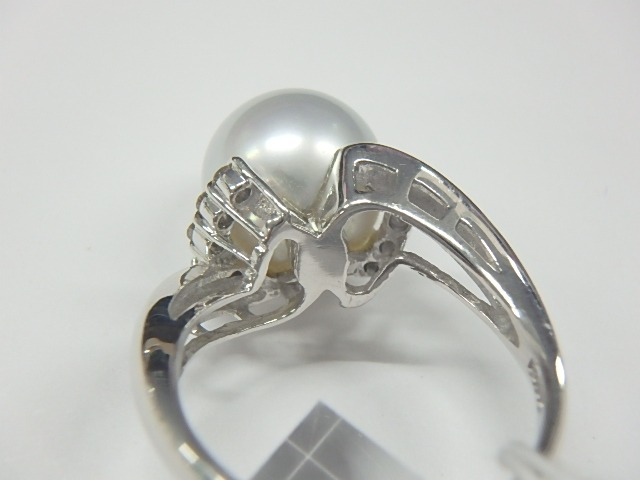 pt900 南洋真珠 8.7g 11.2mm 0.21ct