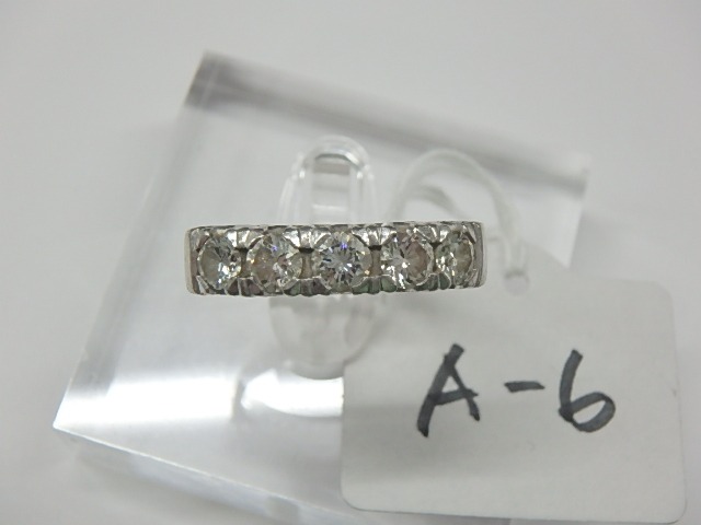 pt900 ダイヤ　5.3g  1.00ct  リング