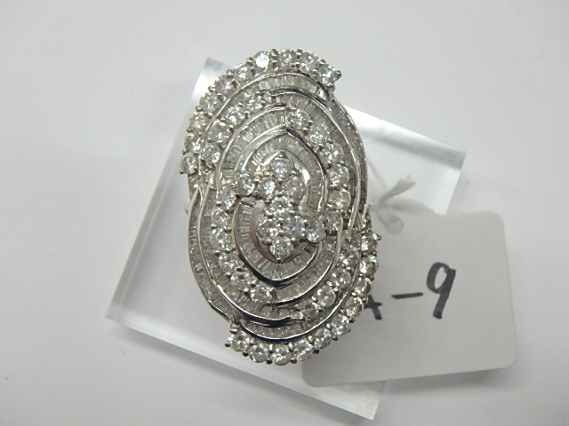 Pt900 ダイヤモンドリング 5.00ct