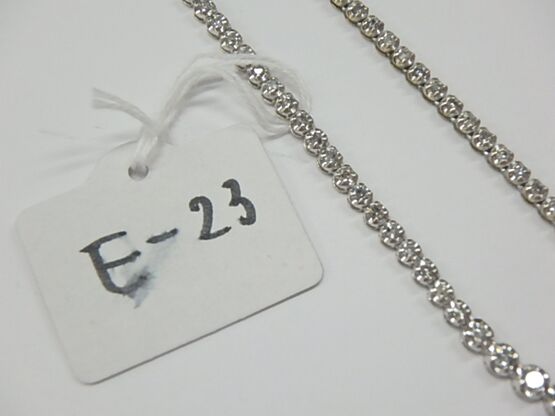 K18WG ダイヤモンド テニスネックレス