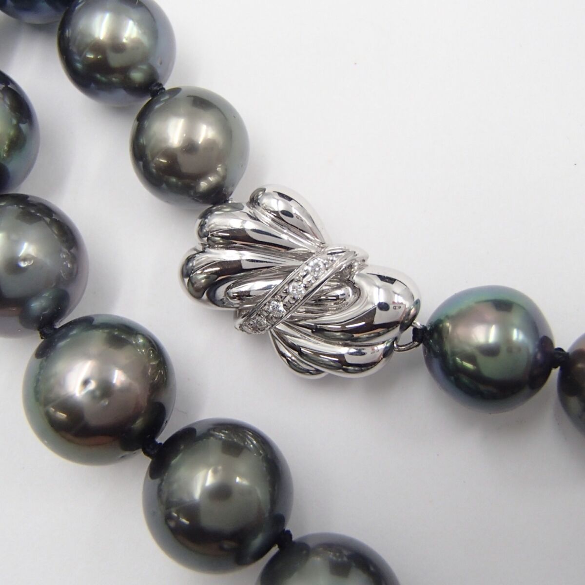 買取した商品: 黒蝶パール ネックレス K14WG