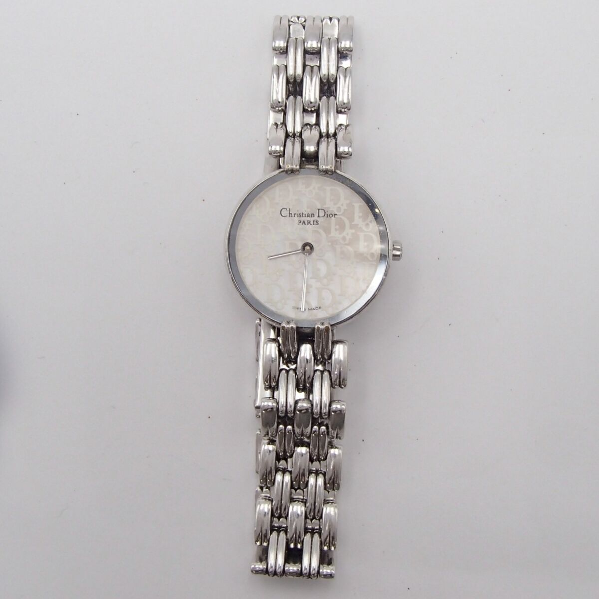 Christian Dior クリスチャンディオール D44-120 不動 トロッター柄ダイアル