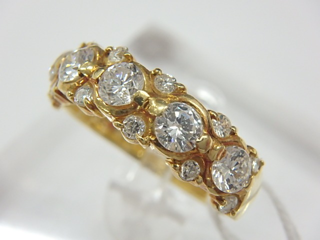 k18 ダイヤ 5.3g 1.00ct 