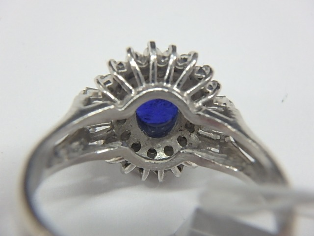 pt900 サファ 5.4g 1.00ct 0.36ct