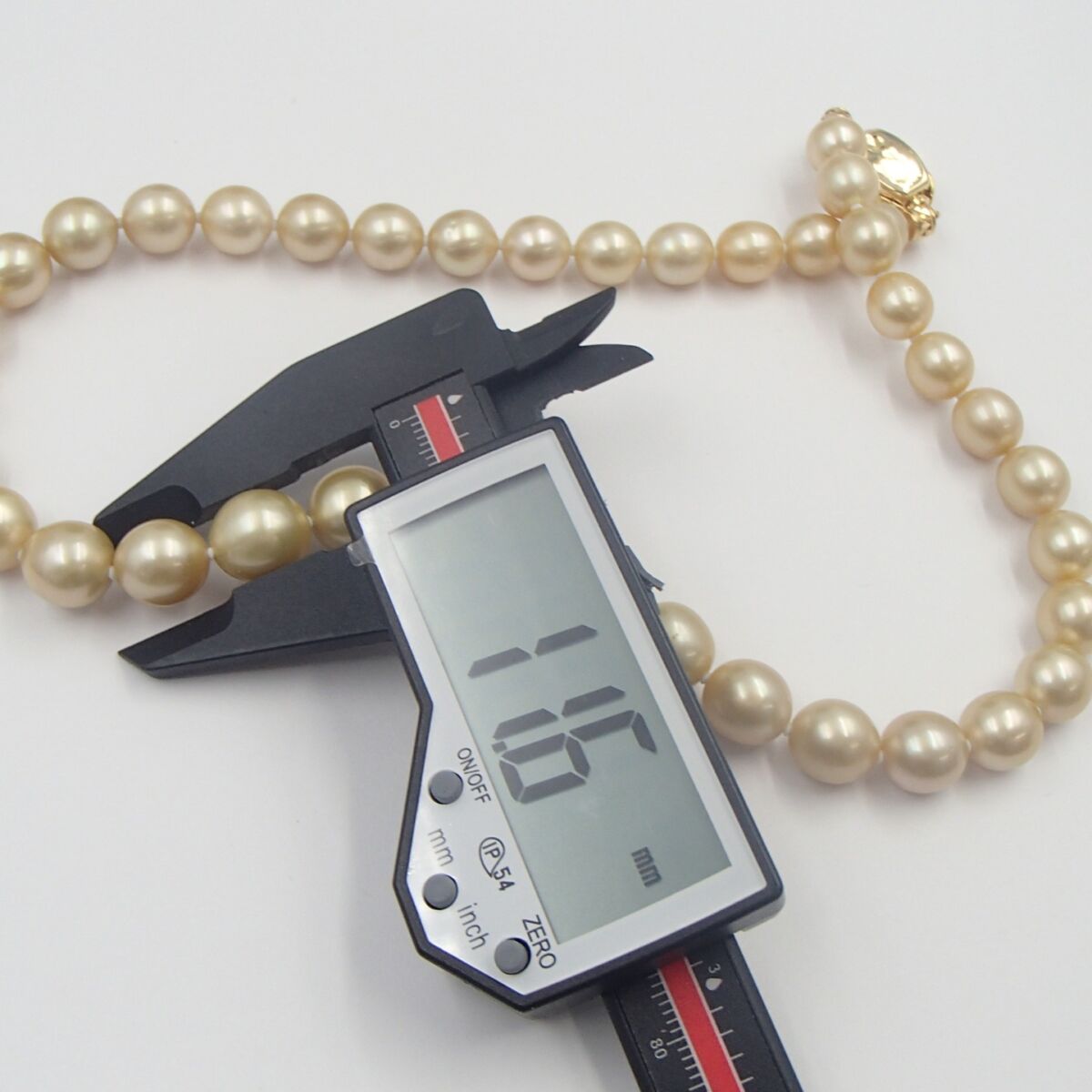 パール ネックレス silver 約65.7g  丸玉11.6㎜ 真珠 アクセサリー