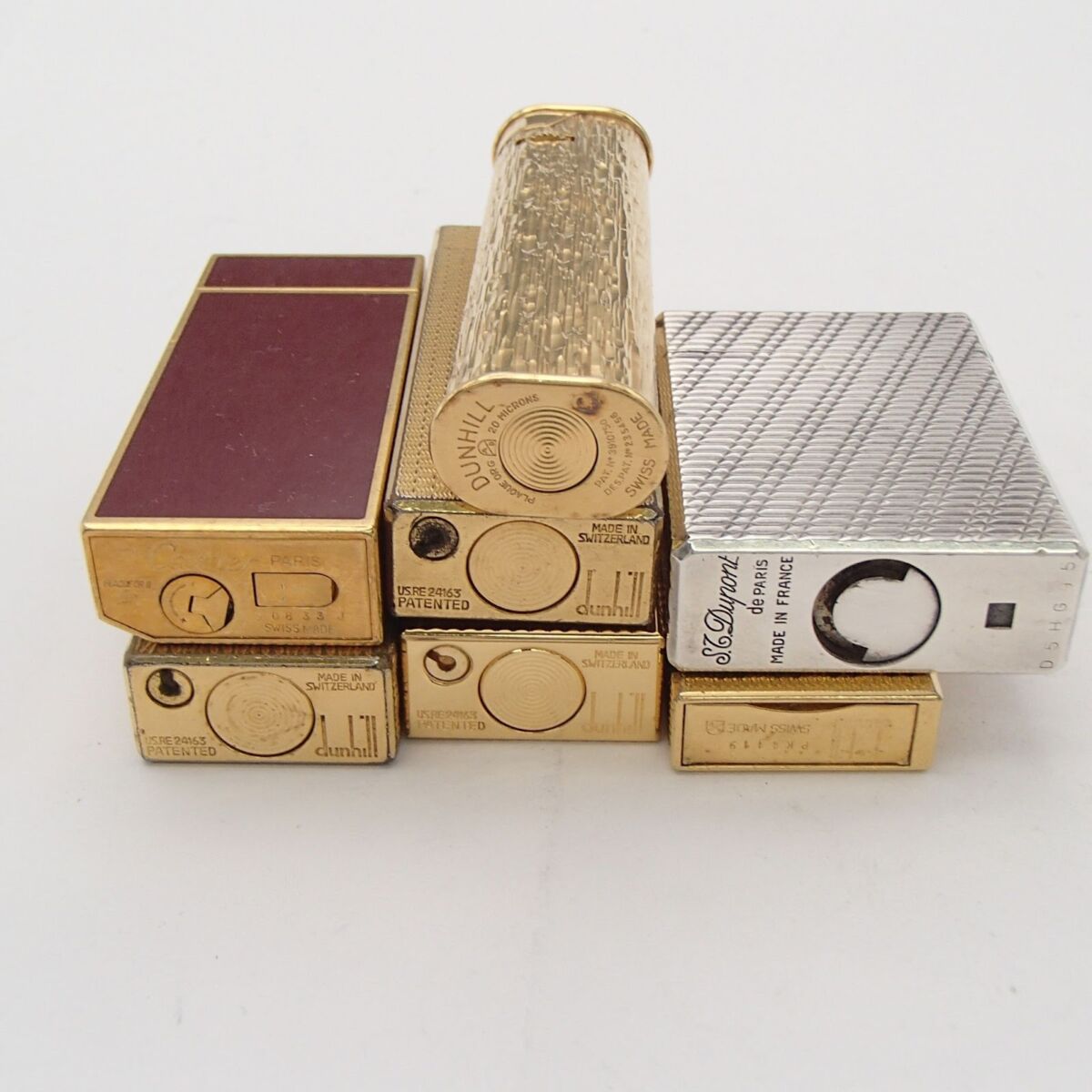 S.T.DUPONT デュポン Dunhill Dunhill ダンヒル Cartie カルティエ　ガスライター 喫煙具 着火未確認 まとめ7点
