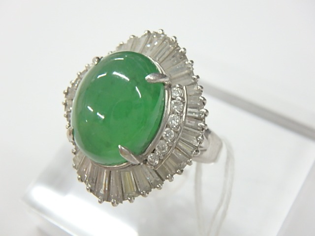 PT900 ヒスイ 13.5g 8.21ct 2.127ct