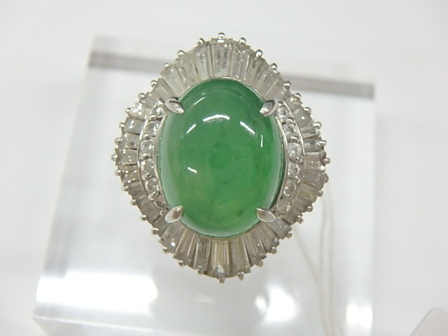 PT900 ヒスイ 13.5g 8.21ct 2.127ct