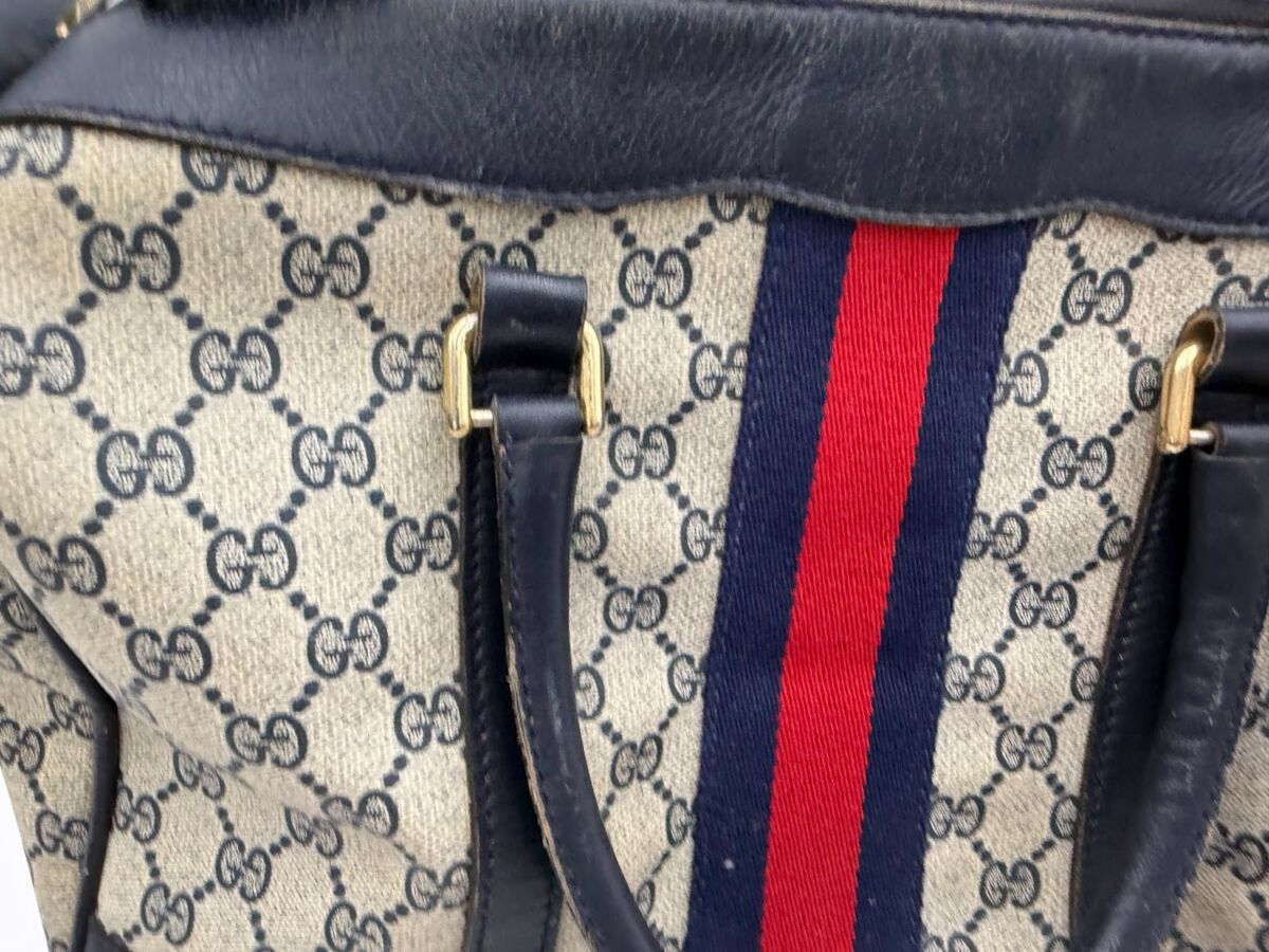 グッチ　ミニ　シェリーライン ボストンバッグ　