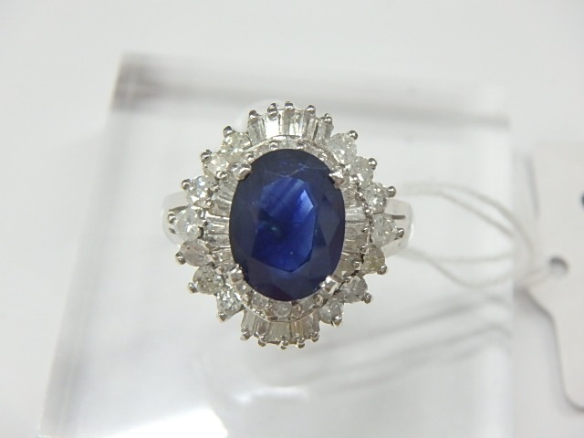 pt900 サファイヤ 6.6g 2.0ct 1.0ct