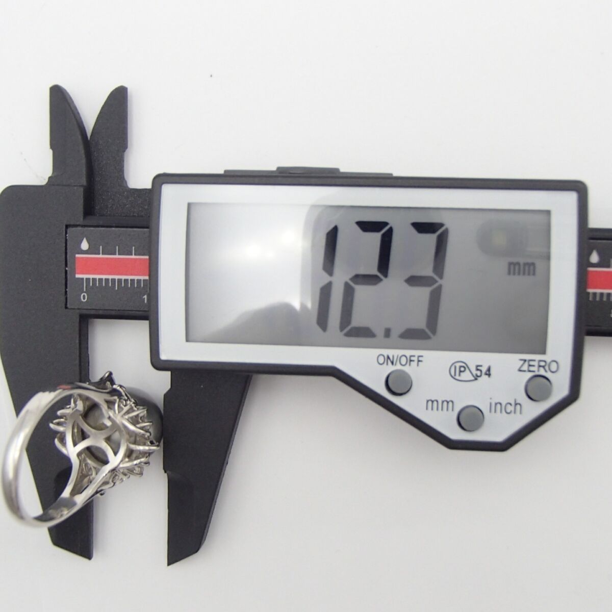 パール　ダイヤモンド　リング　指輪　品質保証書付　約10.2g  0.55ct  pt850      真珠