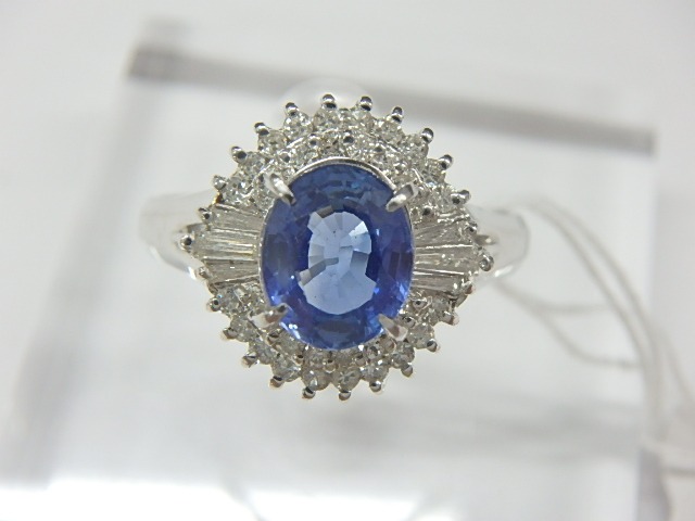 pt900 サファ 6.0g 1.50ct 0.41ct