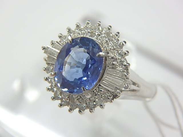 pt900 サファ 6.0g 1.50ct 0.41ct
