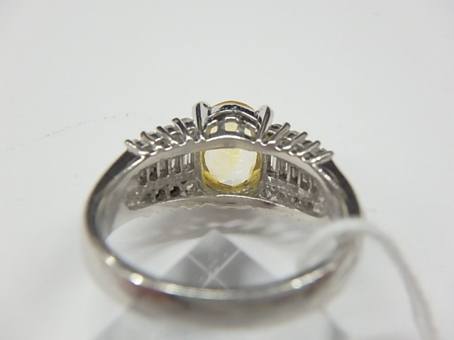 pt900 イエローサファ 7.0g 1.50ct 0.50ct 