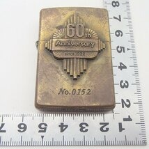 ZIPPO ジッポ　60th Anniversary no.0152 ライター 着火未確認 喫煙グッズ