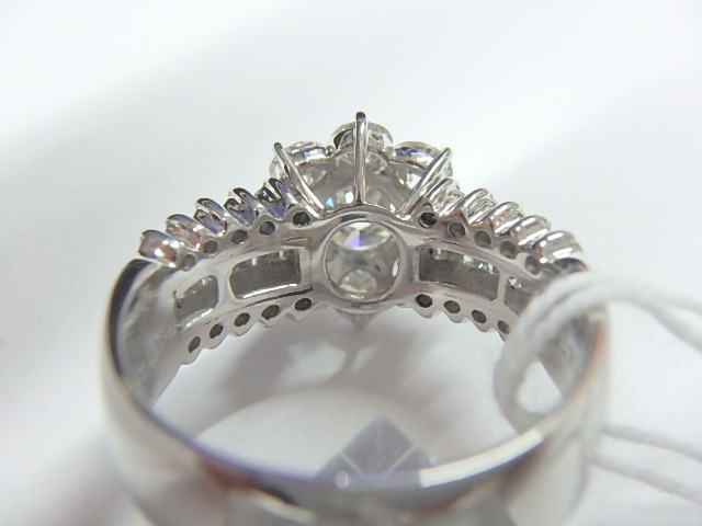 pt900 ダイヤ 9.2g 0.549ct 1.735ct