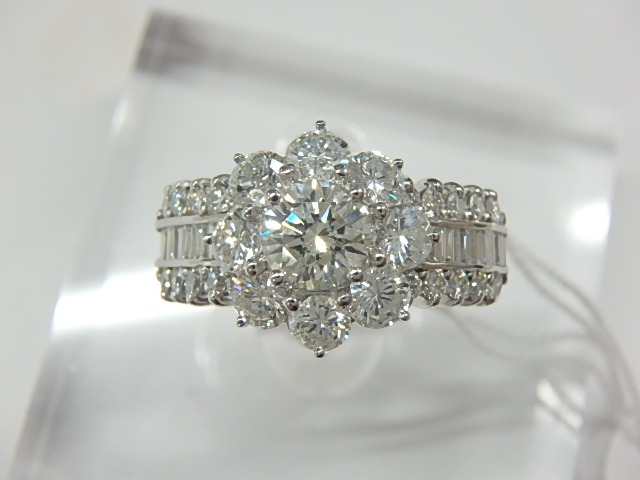 pt900 ダイヤ 9.2g 0.549ct 1.735ct