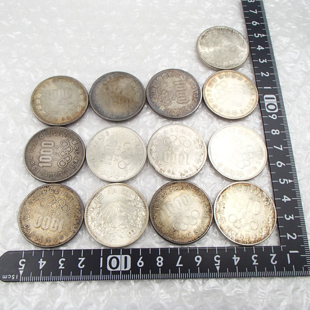 古銭 1000円銀貨 1964年オリンピック 13枚 約260g 昭和39年 昭和 銀貨
