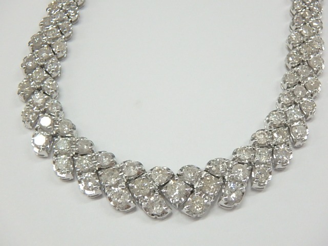 pt850 ダイヤネックレス 41g 10.24ct
