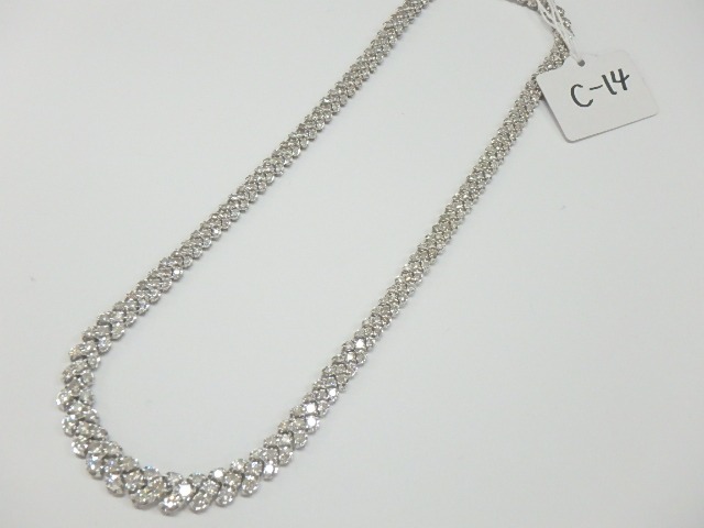 pt850 ダイヤネックレス 41g 10.24ct