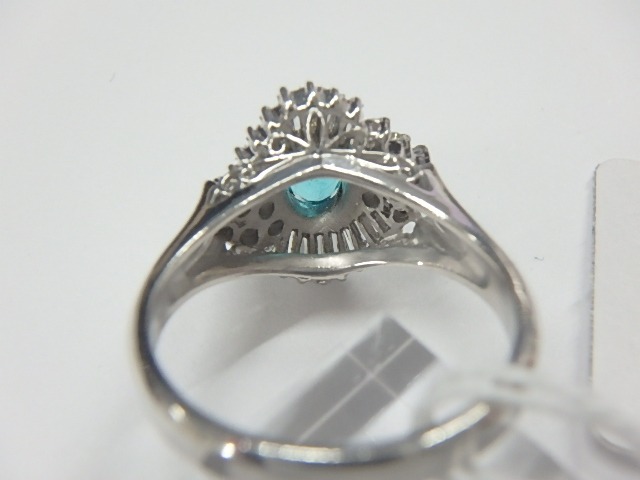 pt900 トルマリン 6.6g 0.63ct 0.59ct
