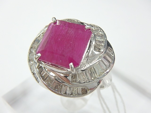 pt900 ルビー 15.5g 8.90ct 1.54ct
