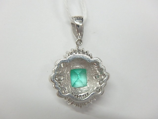 pt900 エメ 5g 1.15ct 0.59ct