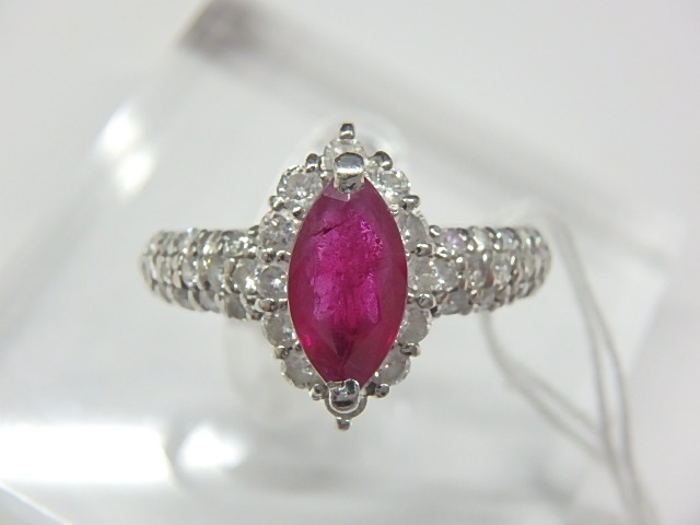 pt900 ルビー 5.9g 1.00ct 0.85ct