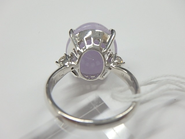 pt900 ヒスイ 10g 12.39ct 0.18ct