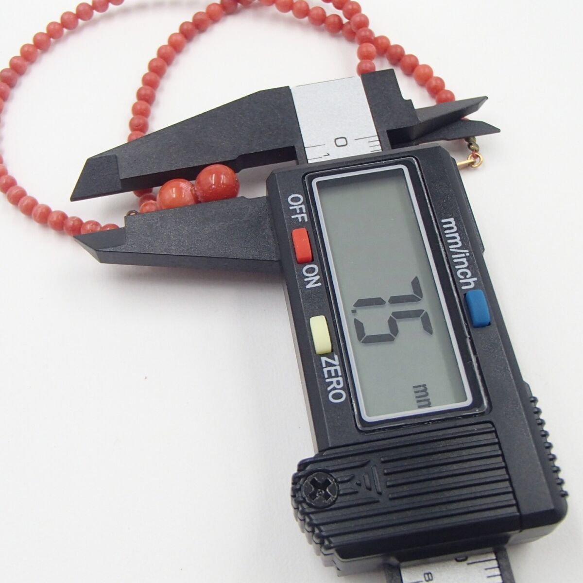 赤珊瑚 ネックレス K18 750 約9.9g コーラル アクセサリー