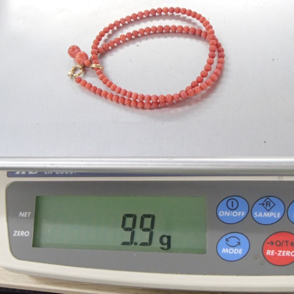 赤珊瑚 ネックレス K18 750 約9.9g コーラル アクセサリー