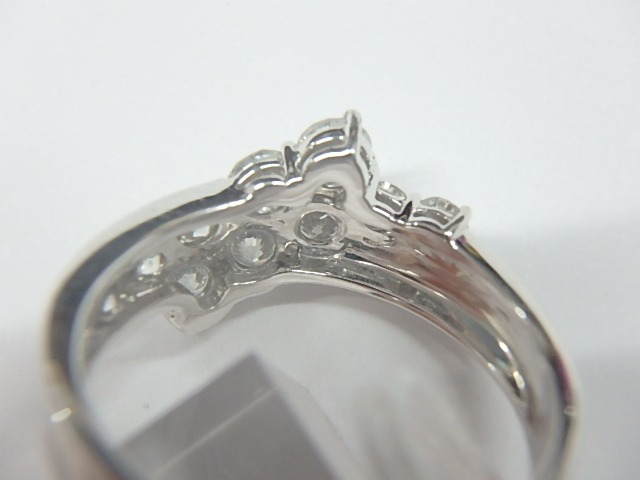 pt900 ダイヤリング 4.8ct 1.0ct