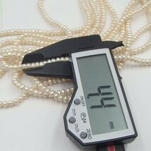 パール ネックレス 　K14 585 約83.1g 丸玉4.4㎜ パール 真珠 アクセサリー