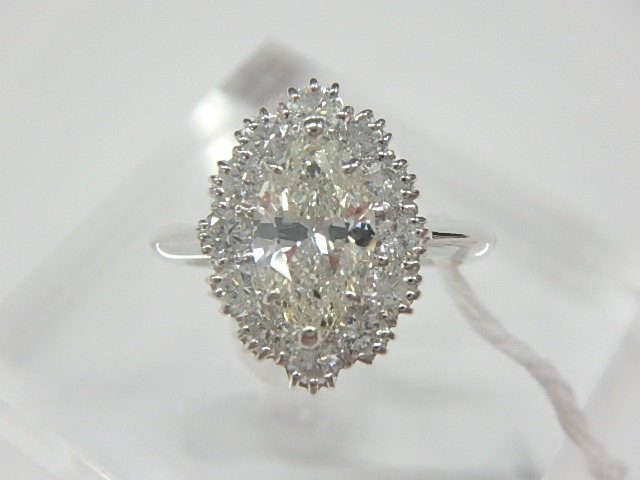 ダイヤモンドリング Pt900 ダイヤ1.513ct 0.86ct