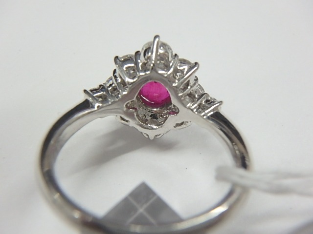 pt900 ルビー 5.9g 1.03ct 0.95ct