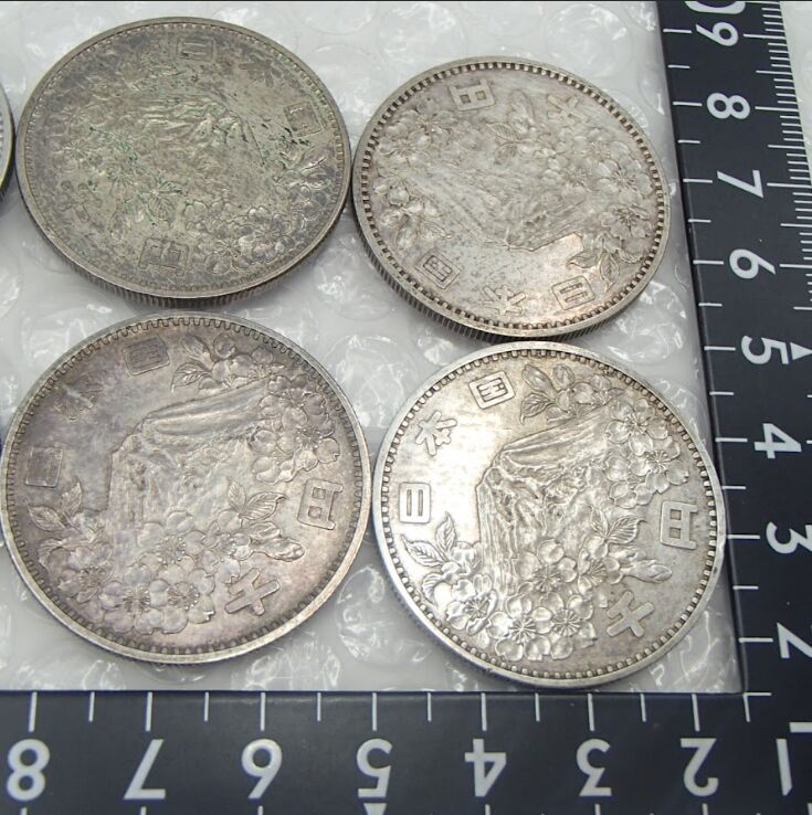 古銭 1000円銀貨 1964年オリンピック 6枚 120.2g