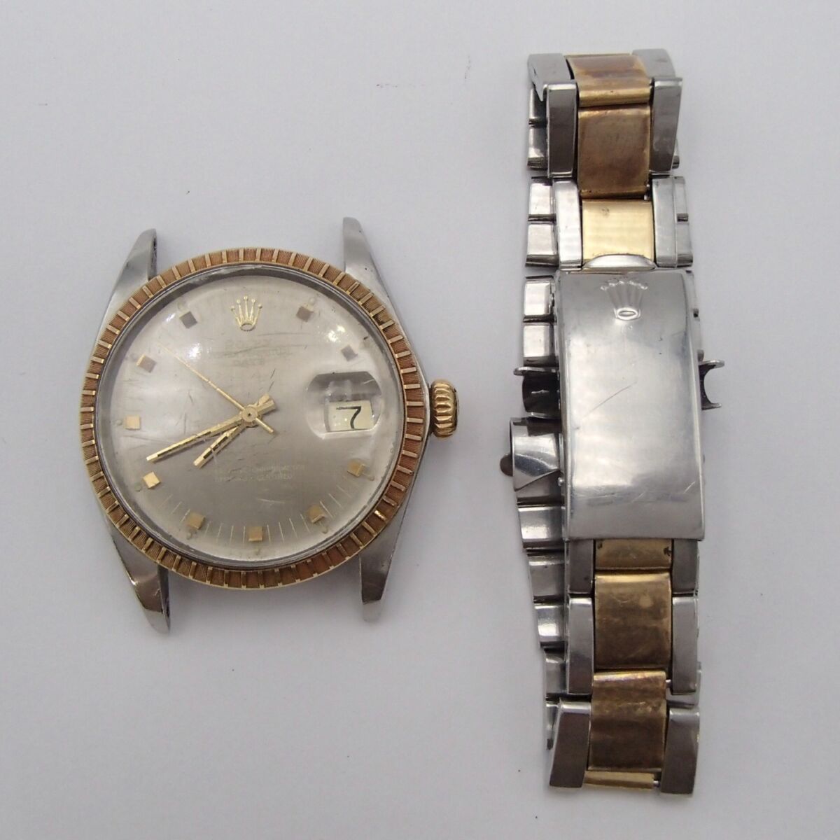 ROLEX ロレックス オイスターパーペチュアルデイト コンビ 自動巻き 腕時計 メンズ