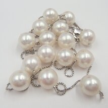 TASAKI パール ネックレス K18 750 約15.3g 丸玉8.2㎜ 真珠 アクセサリー 田崎真珠 タサキ