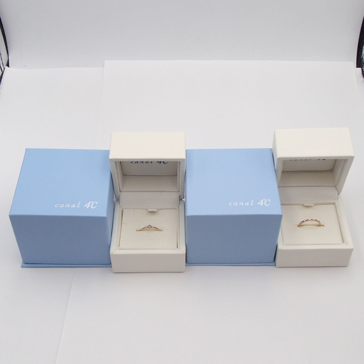 4℃ リング 指輪 2点 まとめ K10 ブランド アクセサリー 金 ゴールド