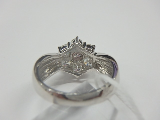 pt900 ダイヤモンドリング 6.0g 0.155ct／0.85ct