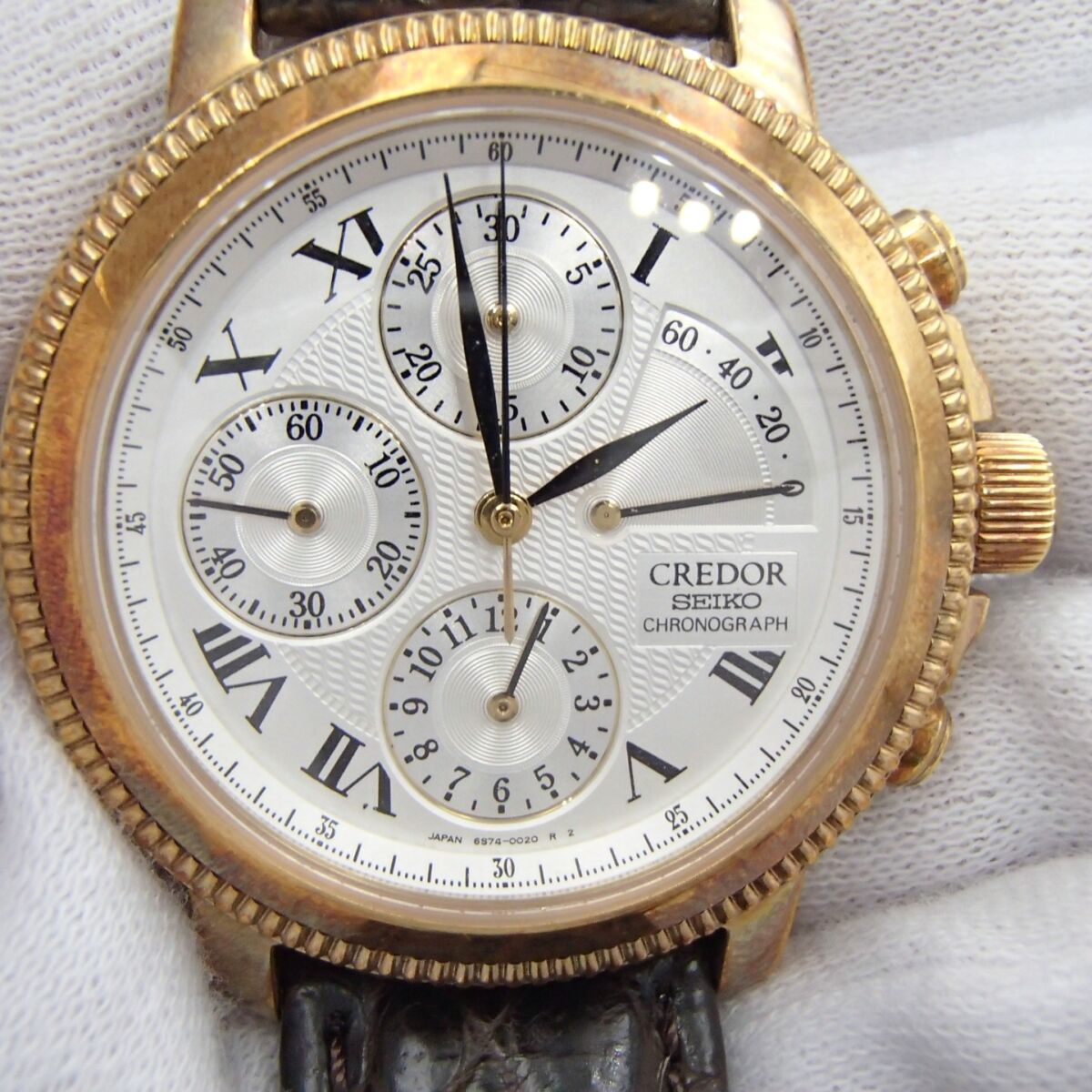 SEIKO セイコー クレドール パワーリザーブ 6S74-0020