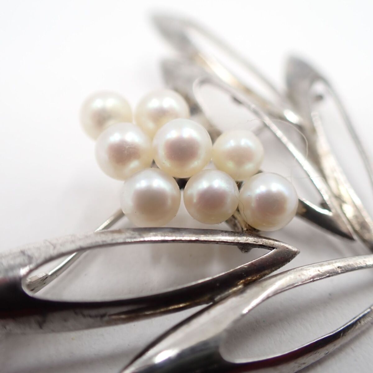 MIKIMOTO ミキモト ブローチ silver 約5.1g 丸玉 4.2mm 真珠 アクセサリー