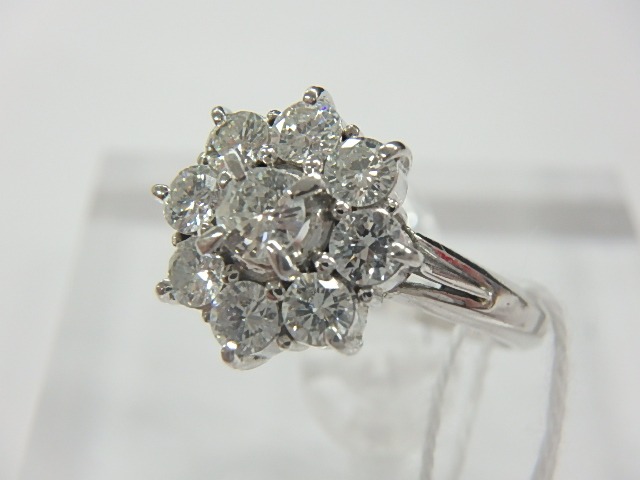 pt900 ダイヤモンドリング 5.5g D0.14ct 0.63ct