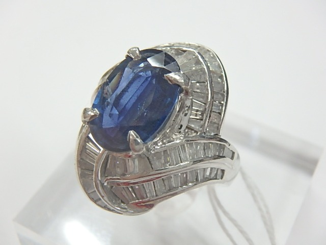pt900 サファ 20.2g 4.30ct 2.6ct