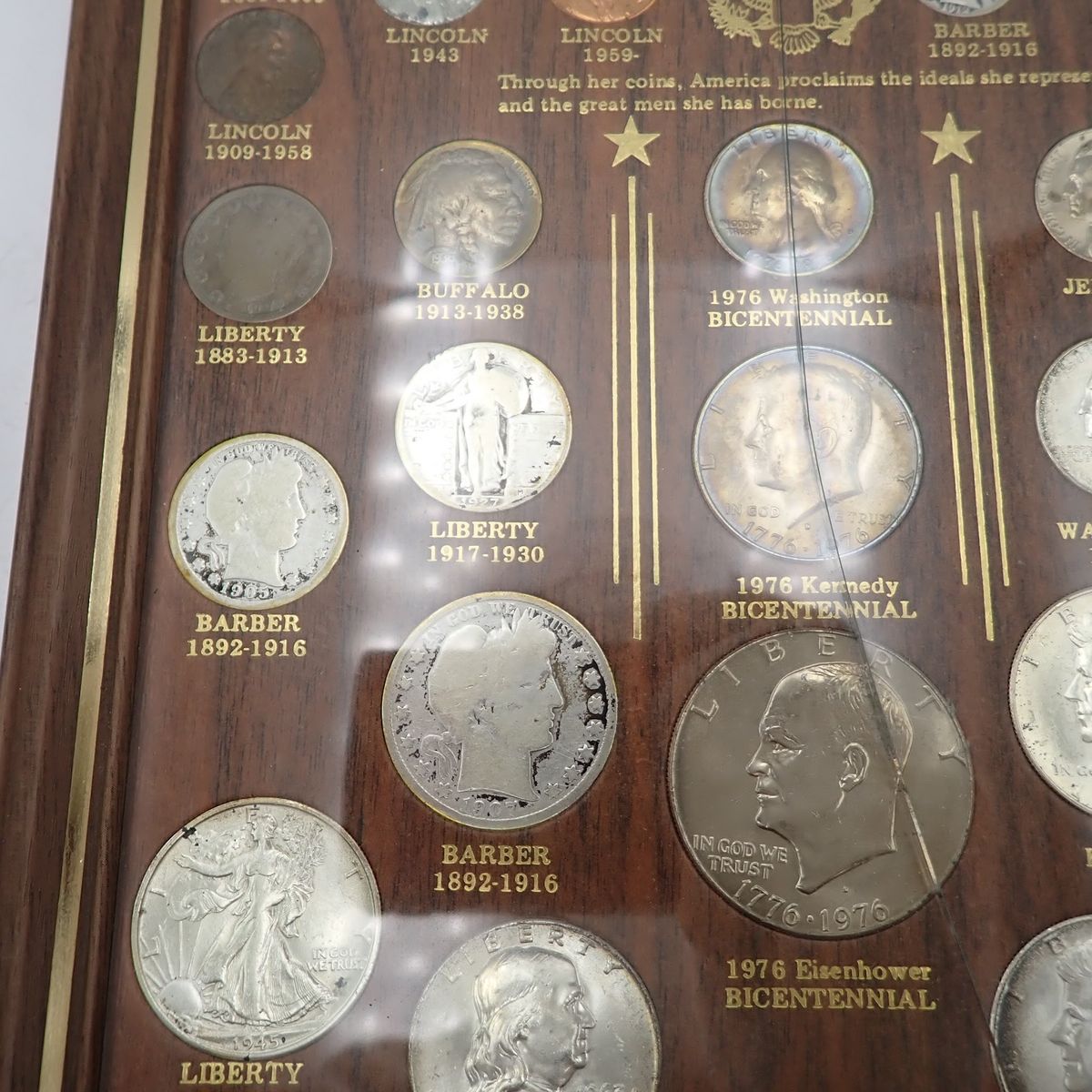 U.S. 20th Century Type Coins アメリカ合衆国  ※ヒビあり  重量 約731.4g ※ケース含む  外貨 記念 貨幣 硬貨 コイン